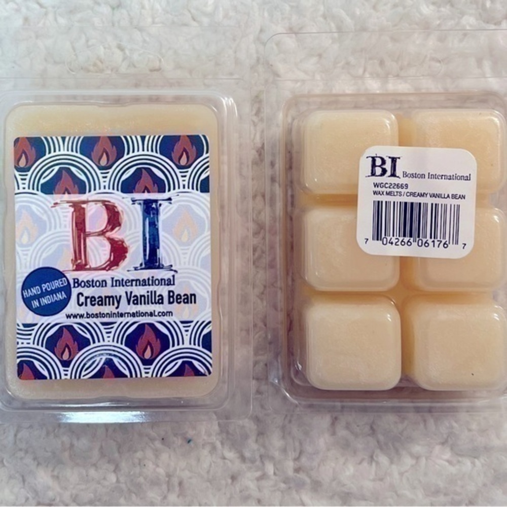 Boston Int'l 2 Packs of 6 Wax Melts Scent “Creamy Vanilla" Made in USA!